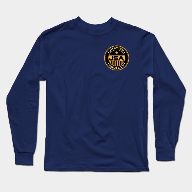 JSA Logo - Black Adam Long Sleeve T-Shirt by Ryan